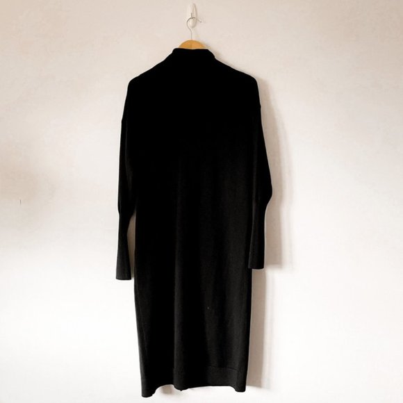 Aritzia Wilfred Cyprie Merino Wool Mock Neck Chalet Sweater Midi Dress Sz XS - Picture 9 of 11